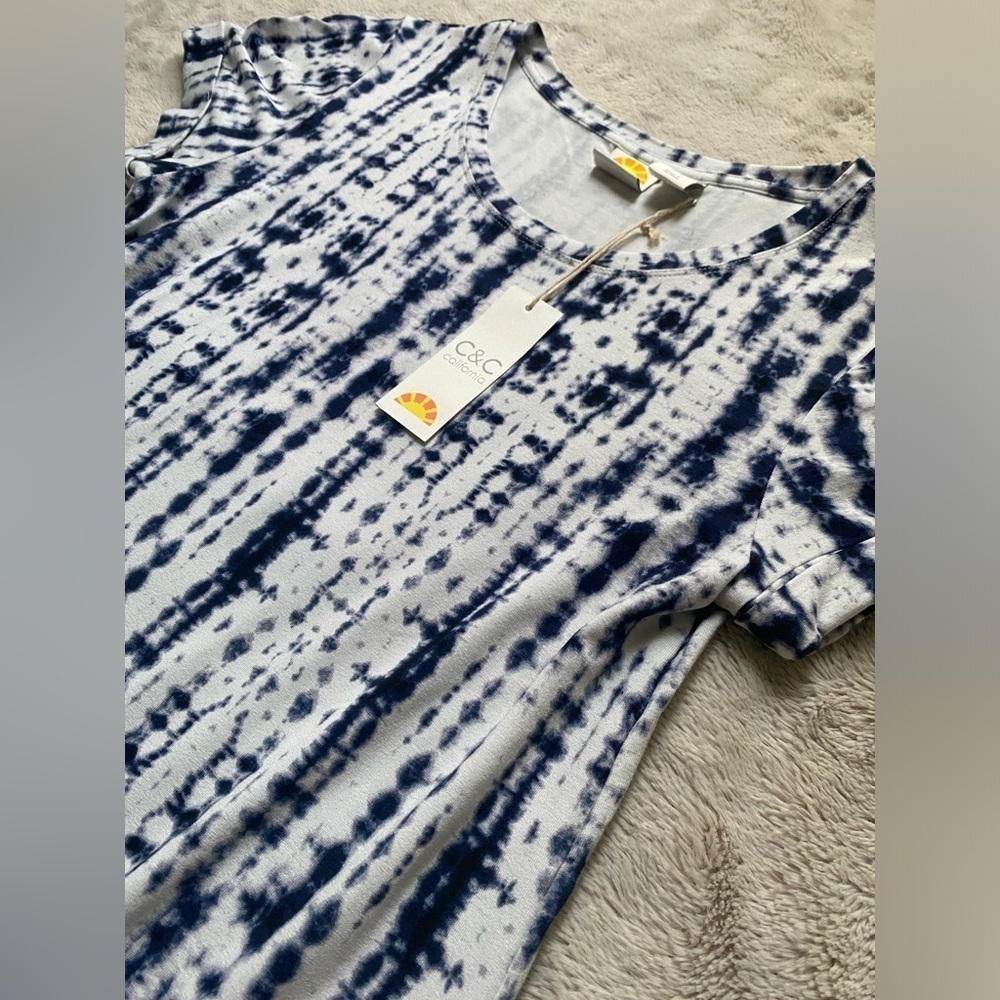 NWT C&C California Jersey Midi Dress - Picture 3 of 6